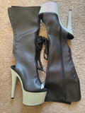 Blach Knee High Boots