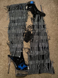 Black Tassel Thigh High Boots